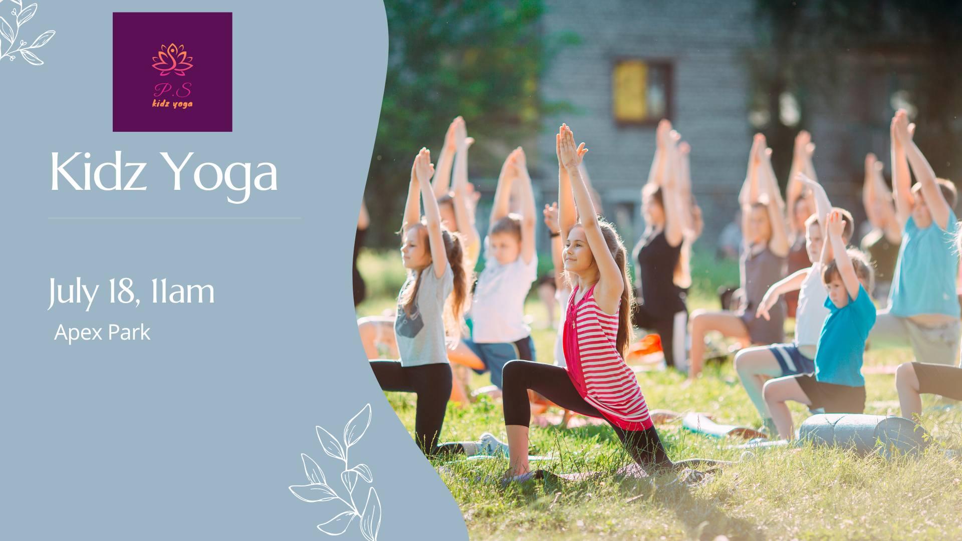 Children's Yoga Session in the Park